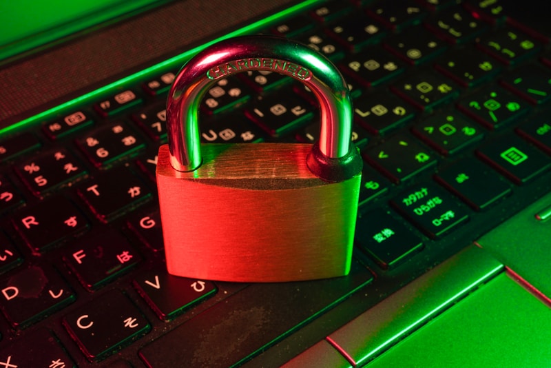 Cyber security padlock